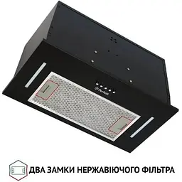 Витяжка вбудована Perfelli BI 5453 BL 850 LED Strip - мініатюра 2