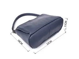 Сумка на плече з натуральної шкіри для жінок Vintage 22х18х11 см sum0027574 - мініатюра 3