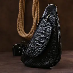 Чоловіча шкіряна сумка Vintage 17х29х3,5 см sum0020289 - мініатюра 6