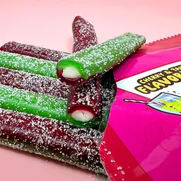Кислі жувальні цукерки Sour Punch Filled Straws Cherry Limeade 142г - мініатюра 7