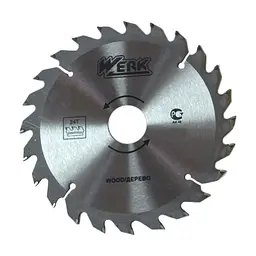 Диск пиляльний Werk по дереву - 180x32 24 зуб. (36104)