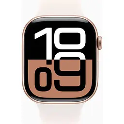 Смарт-годинник Apple Watch Series 10 GPS 46mm Rose Gold Alu. Case w. Light Blush Sport Band - M/L (MWWU3) - мініатюра 2