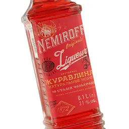 Настоянка Nemiroff Originals Журавлина 21% 0.1 л - мініатюра 7