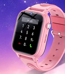 Дитячий смарт годинник Lemfo Y82 на Android з 4G SIM-картою, GPS, прослушкою, TikTok, YouTube, WhatsApp, камерою , пам’яттю 16 ГБ та IP67 Рожевий - мініатюра 8