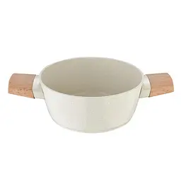 Каструля Bergner Naturally з кришкою 20 см 2.4 л кремова (BG-34745-CR) - мініатюра 3