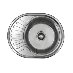 Кухонна мийка Kroner KRP Polierte-5745 (0,6 мм) CV022772, Polish