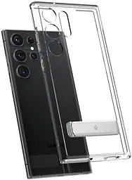 Протиударний чохол для Samsung Galaxy S23 Ultra Spigen Slim Armor Essential S Clear ACS05642 Прозорий - мініатюра 1