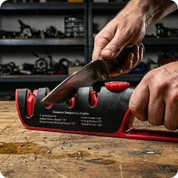Точило для ножів і ножиць STORM Intertool HT-0553 - мініатюра 4
