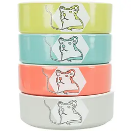 Миска керамічна Trixie 90 мл / 8 см (кольори в асортименті) - мініатюра 6