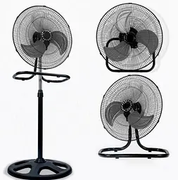Вентилятор підлоговий No Brand Alfarid Fan 150 Вт Чорний (2104618620) - мініатюра 7