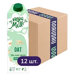 Упаковка овсяного напитка Vega Milk 11.4 л (950 мл х 12 шт.)