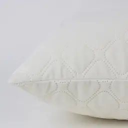 Наволочка декоративна ТЕП Velour Мозаїка 45х45 см молочний (2-05175_36295) - мініатюра 6