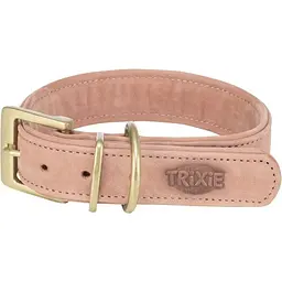 Нашийник для собак Trixie Pure шкіряний S–M 31–37 см/30 мм пудровий