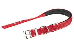 Нашийник для собак Ferplast Daytona Deluxe C25/53 нейлоновий червоно-чорний 2.5х45-53 см 77202322