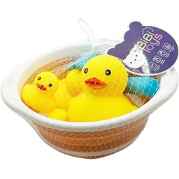 Набір іграшок для купання Bibi Toys Каченята 7 шт. (760974BT) - мініатюра 4
