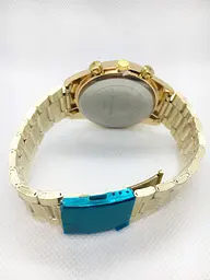Наручний годинник чоловічий No Brand Emporio Armani Золотистий (IBW680Y) - мініатюра 4