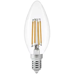 LED лампа Titanum Filament C37 4W E14 4100K (TLFC3704144) - мініатюра 2