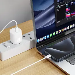 Сітчастий зарядний пристрій XO L143(EU) PD20W Single USB-C Charger Білий - мініатюра 4