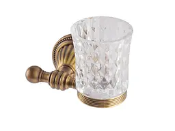 Склянка для зубних щіток Kugu Hestia antique 906A бронза - мініатюра 2