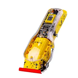 Машинка для стрижки волосся Sokany SK-LF-9970 акумуляторна з насадками, жовтий Sokany SKLF9970 - мініатюра 9
