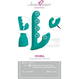 Вібратор-кролик Beau coeur Sylora Unique Beads - мініатюра 9