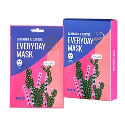 Маска для обличчя Dearboo lavendero cactus з екстрактом лаванди та кактуса