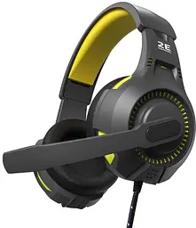 Ігрова гарнітура 2E Gaming HG300 LED 3.5mm (2E-HG300BK )Black (2E-HG300BK) - мініатюра 2
