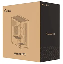 Корпус Ocypus Gamma C72 Black (GAMMA-C72-BKD000XX-GL) - мініатюра 9