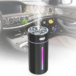 Аромадифузор для авто з розпиленням Масла Лимон та Бергамот (W302 Black)