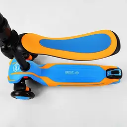 Самокат Best Scooter 60х18х34 см Жовто-блакитний 000231424 - мініатюра 4