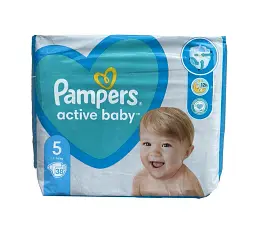 Дитячі одноразові підгузки Pampers Active Baby 5 11-16 кг 38 шт