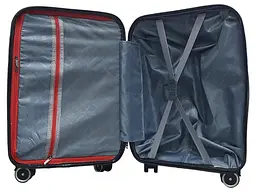 Валіза міні XS+ з поліпропілену Milano bag 0305 40л Чорний - мініатюра 5