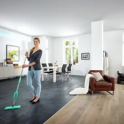 Швабра для підлоги з віджимом Leifheit Picobello S micro duo (57023) - мініатюра 3