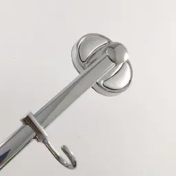Вішалка 6 рухомих гачків Frap F1915-6 1/80, Хром - мініатюра 3