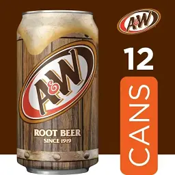 Газований напій A&W Root Beer Soda Pop Mini 221 мл - мініатюра 3