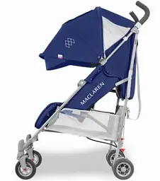 Коляска-тростина Maclaren Quest Blue Silver синя (WD1G040042) - мініатюра 2