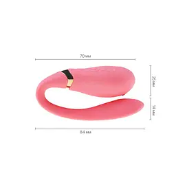 Смартвібратор для пар Zalo - Fanfan Rouge Pink - мініатюра 3