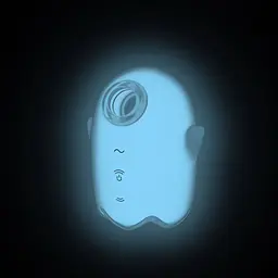 Вакуумний кліторальний стимулятор із вібрацією Satisfyer Glowing Ghost White Satisfyer SX0544 99363 - мініатюра 4
