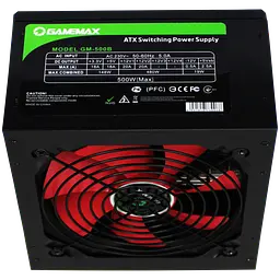 Блок живлення GameMax GM-500B 500W (GM-500B) Б/В - мініатюра 2