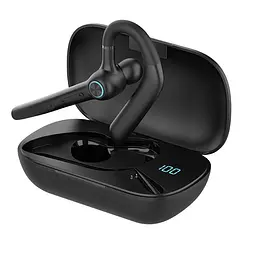 Бездротова Bluetooth гарнітура G3 з індикатором заряду, кнопками управління шумозаглушенням. Бізнес гарнітура