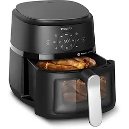 Мультипіч Philips Ovi digital 1500 Вт чорна (NA221/00) - мініатюра 3