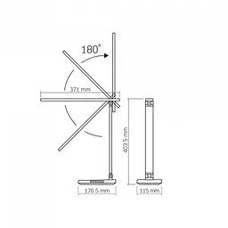 LED лампа настiльна з бездротовою зарядкою VIDEX VL-TF17B 18W 1800-6500K - мініатюра 13