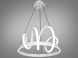 Стельова люстра LED Diasha 2361-50WH Модна, 40W, білий, регульована висота, для коридору, кухні, офісу