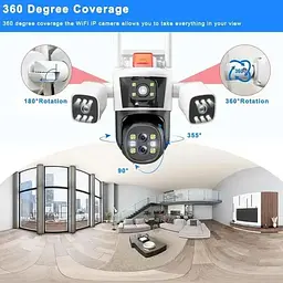 IP камера спостереження AMST Wi-Fi 16 Мп 10-Х ZOOM вулична поворотна - мініатюра 7