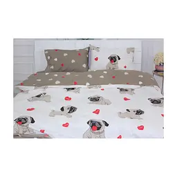 Постільна білизна MirSon Бязь 17-0566 Pug-dog (2200004269795) - мініатюра 4