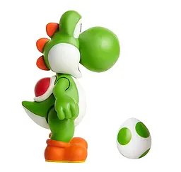 Ігрова фігурка Super Mario Зелений Йоші, з артикуляцією, 10 см (68522-RF1) - мініатюра 3