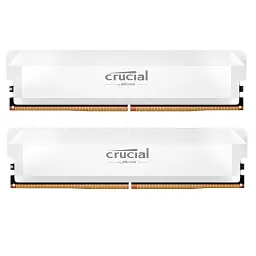 Модуль пам'яті для комп'ютера DDR5 64GB (2x32GB) 6400 MHz Pro Overclocking White Micron (CP2K32G64C40U5W)