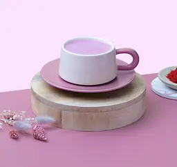 Суха суміш Monbana Pink Latte для приготування лате з ароматом червоних ягід 350 г  - мініатюра 2