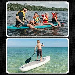 Складне регульоване весло 2в1 для SUP дошки та каякінгу 163–229 см Trizand (25261) - мініатюра 5