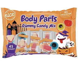 Желейні цукерки Amos Halloween Gummy Candy Body Parts 225 g - мініатюра 2